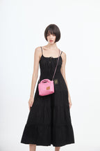 Signature Weave – Crossbody Bag S – Pink