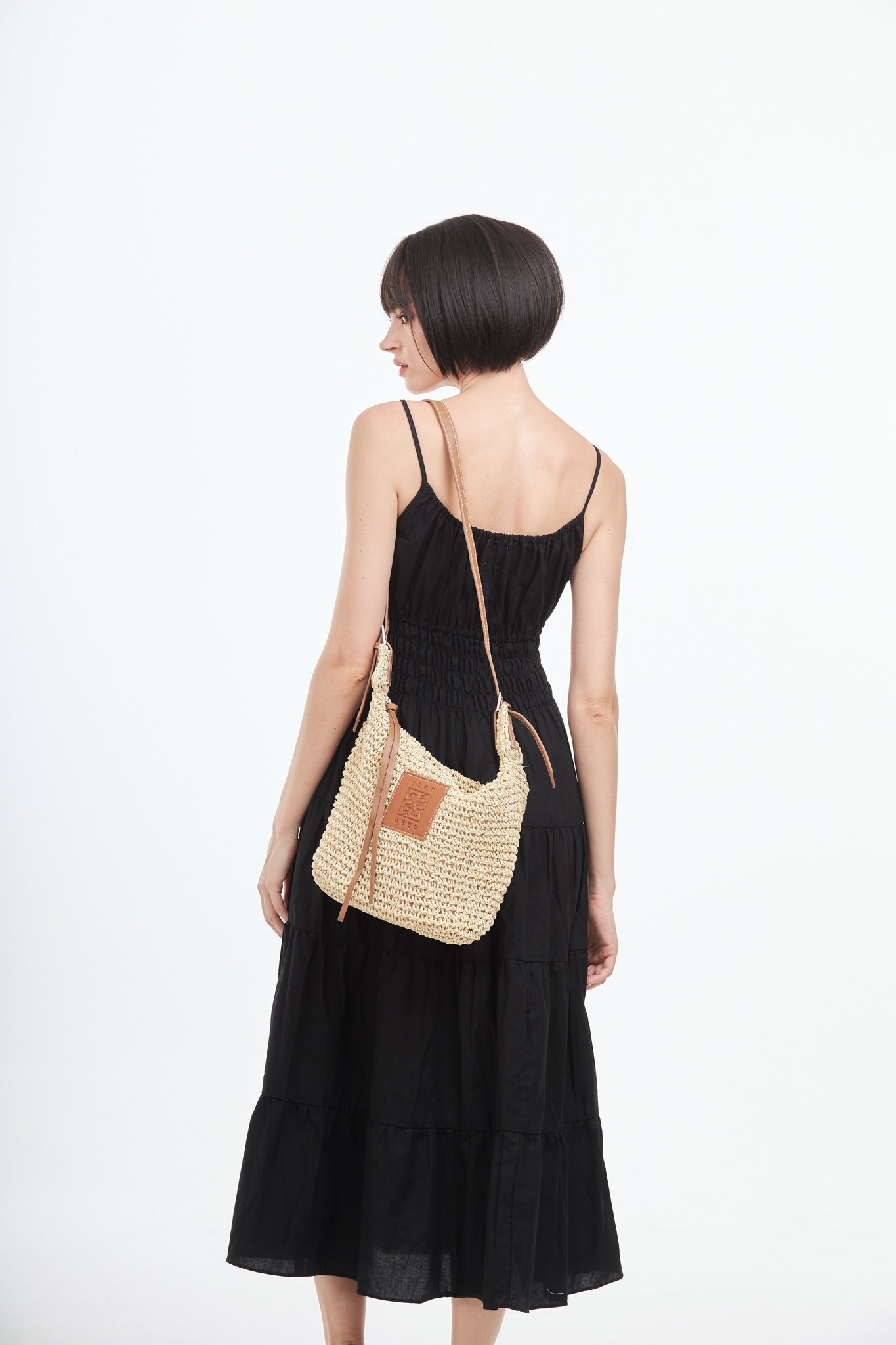 Everyday Earth – Straw Crossbody Bag – Beige