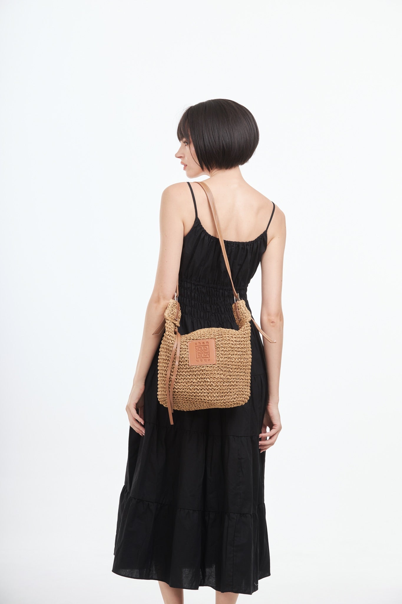 Everyday Earth – Straw Crossbody Bag – Brown