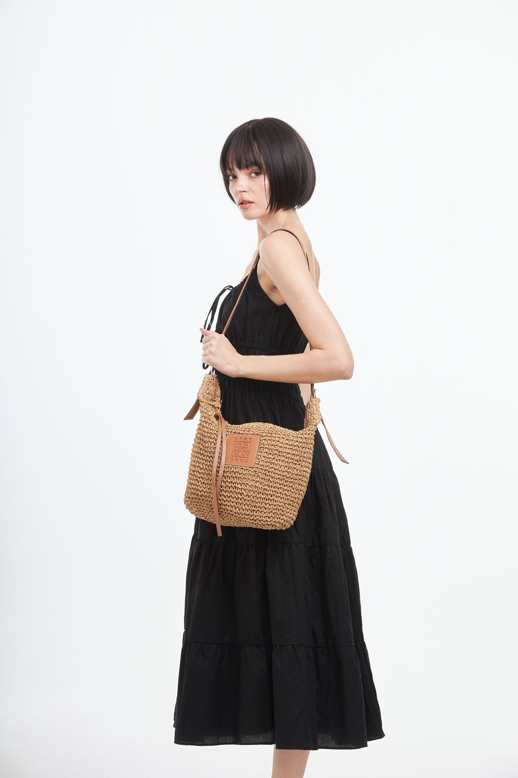 Everyday Earth – Straw Crossbody Bag – Brown