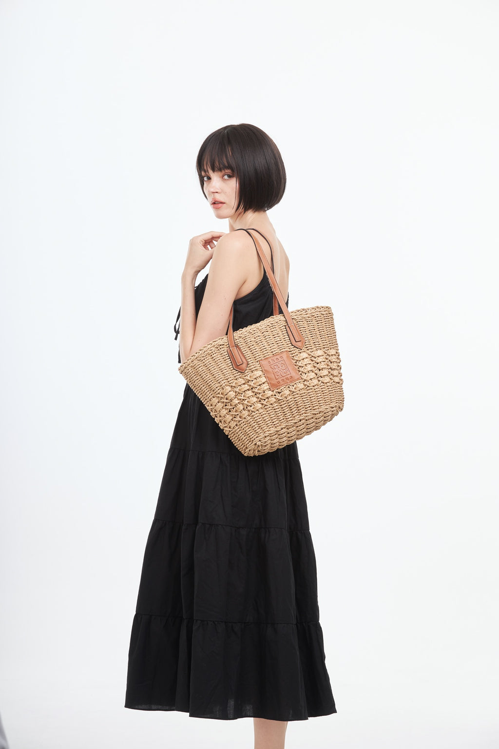 Everyday Earth – Straw Tote Bag – Brown