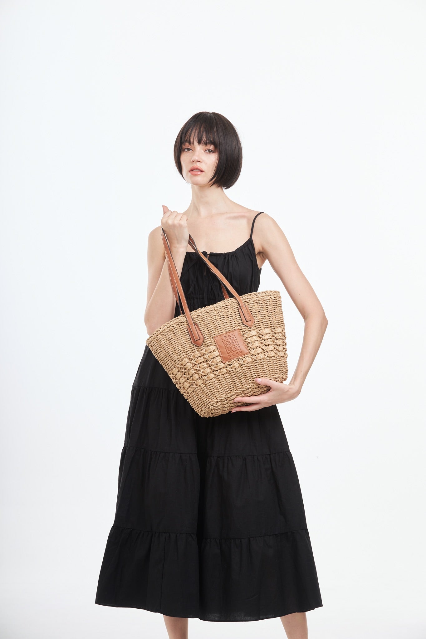 Everyday Earth – Straw Tote Bag – Brown