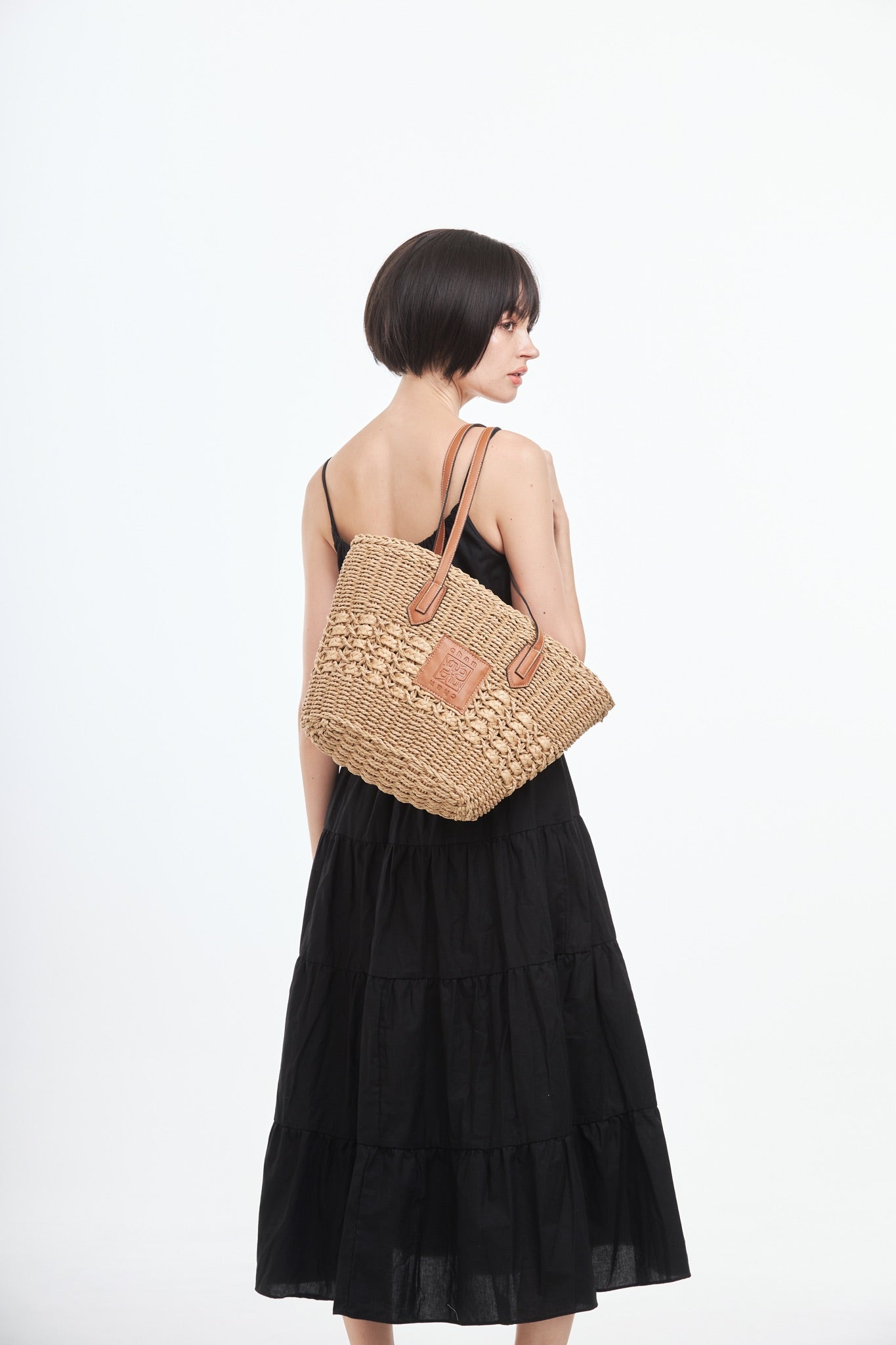 Everyday Earth – Straw Tote Bag – Brown