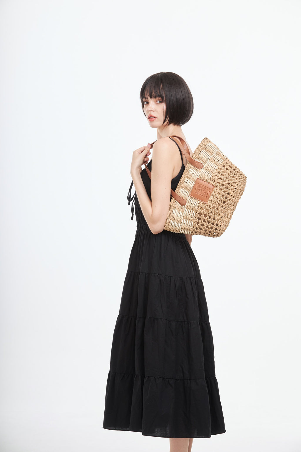 Everyday Earth – Straw Tote Bag – Brown