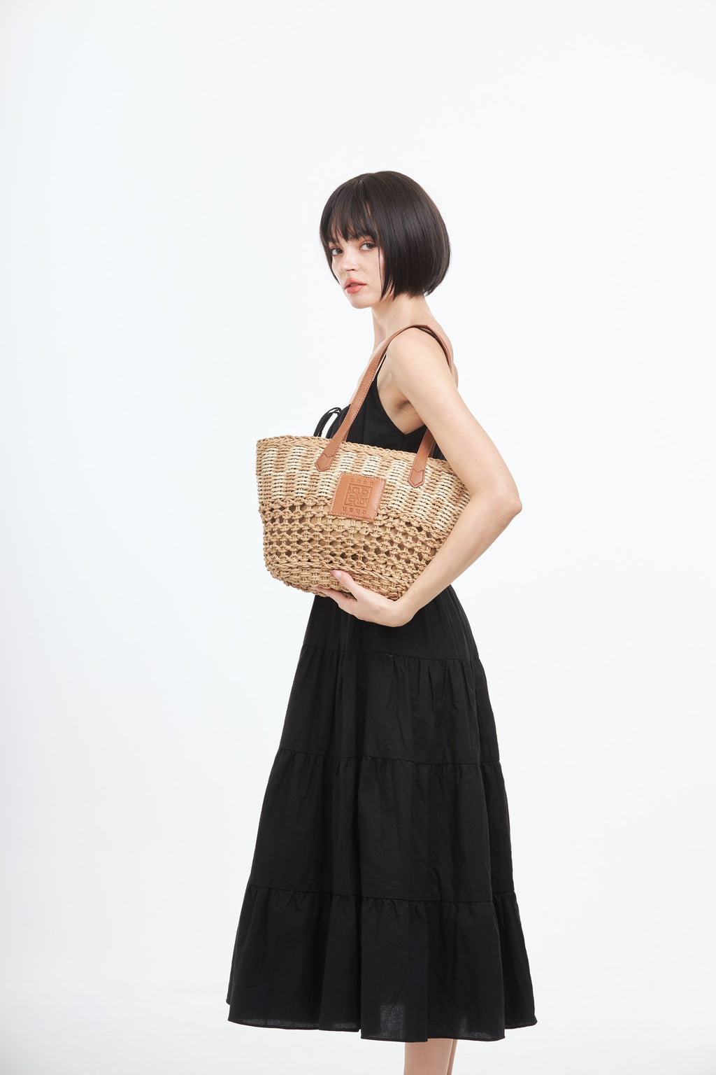 Everyday Earth – Straw Tote Bag – Brown