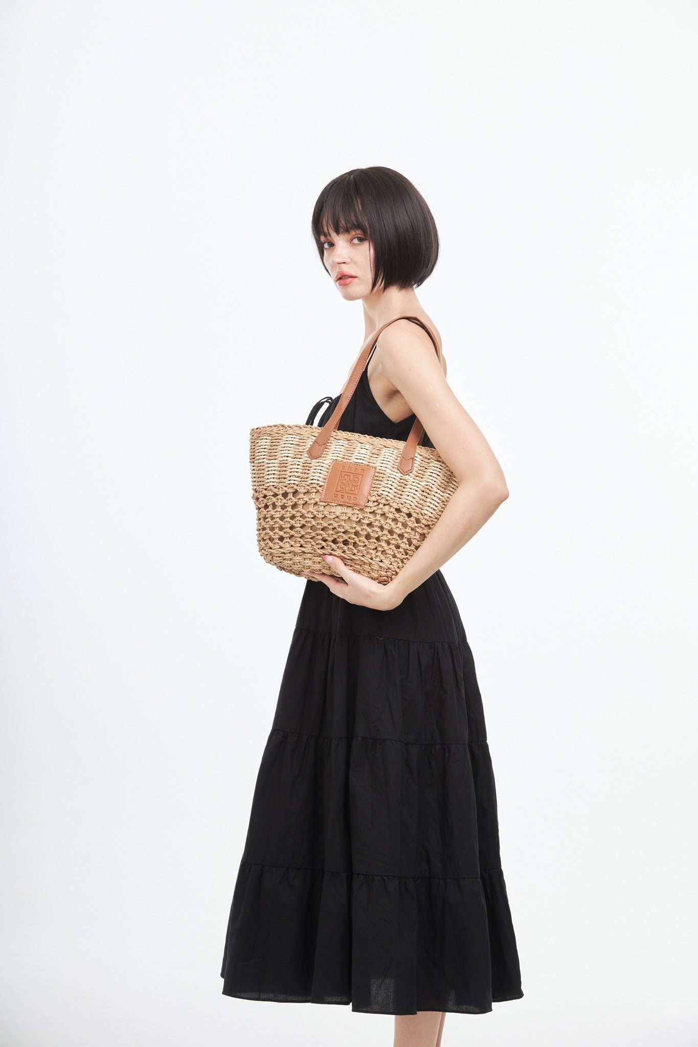 Everyday Earth – Straw Tote Bag – Brown