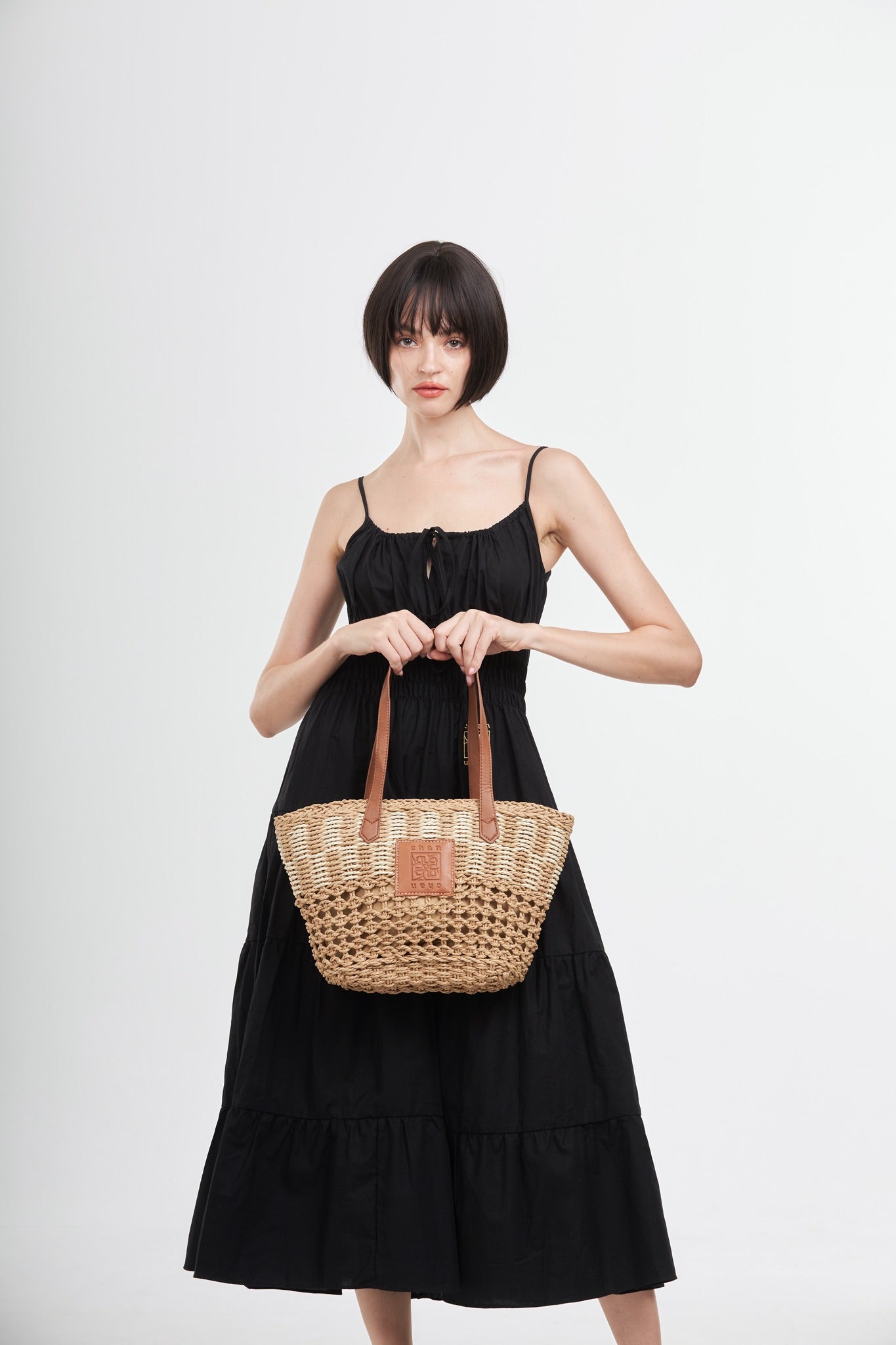 Everyday Earth – Straw Tote Bag – Brown