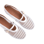 Journey –  Verona HandMesh Flats – Snow