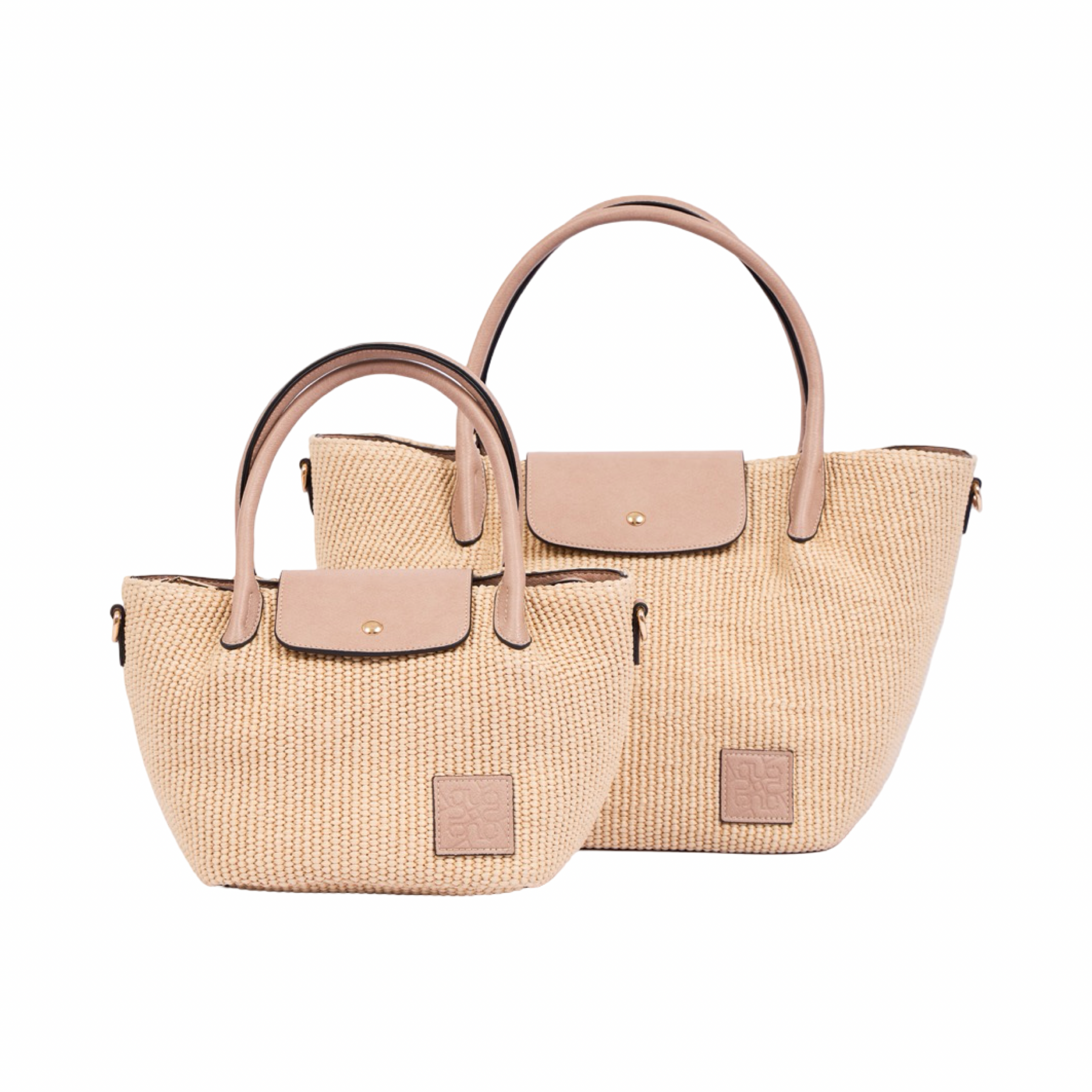 Resort Weave – Woven Mini Shoulder Bag S – Beige