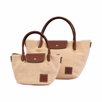 Resort Weave – Shoulder Bag L – Brown