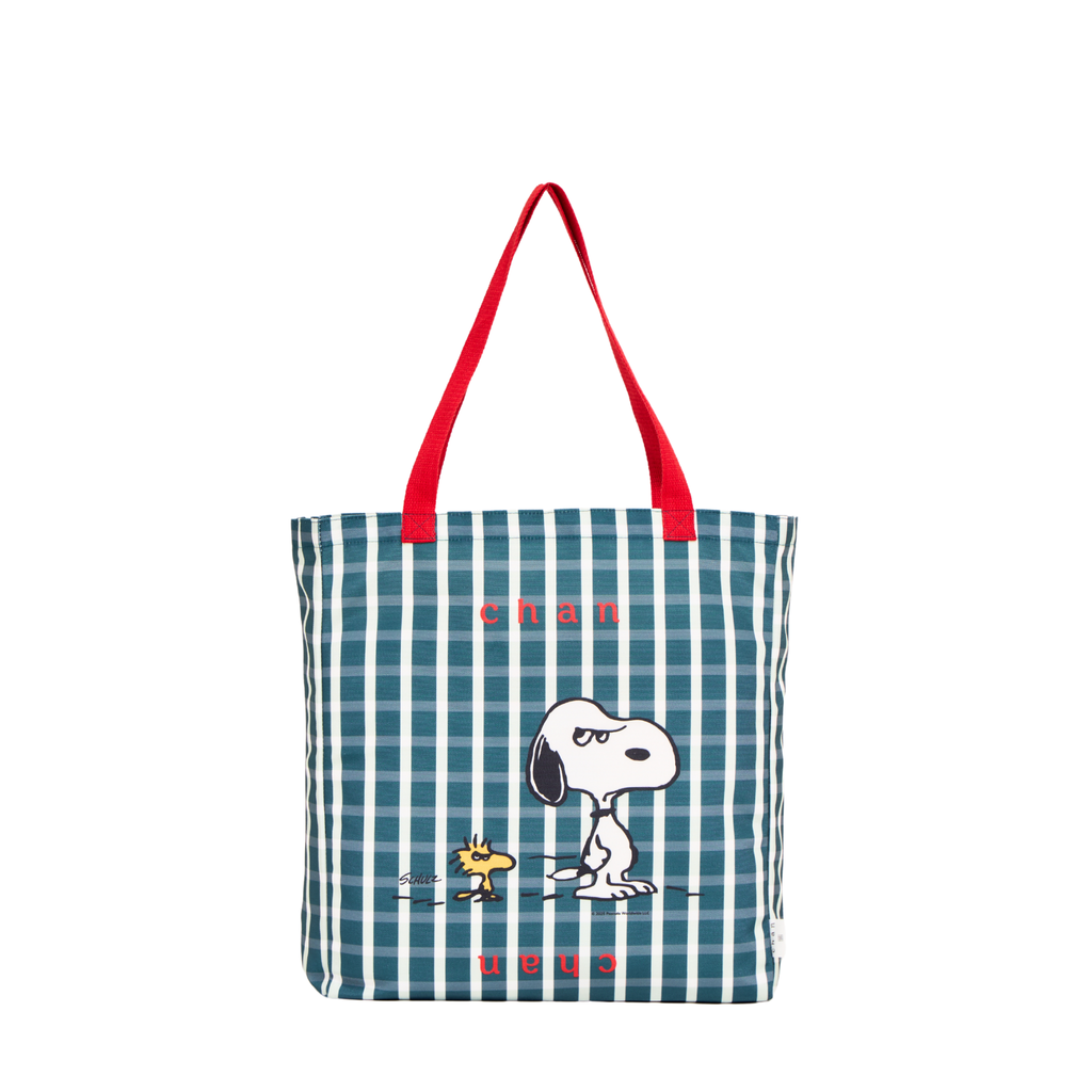 Chan X Peanuts – Signature Checker Tote