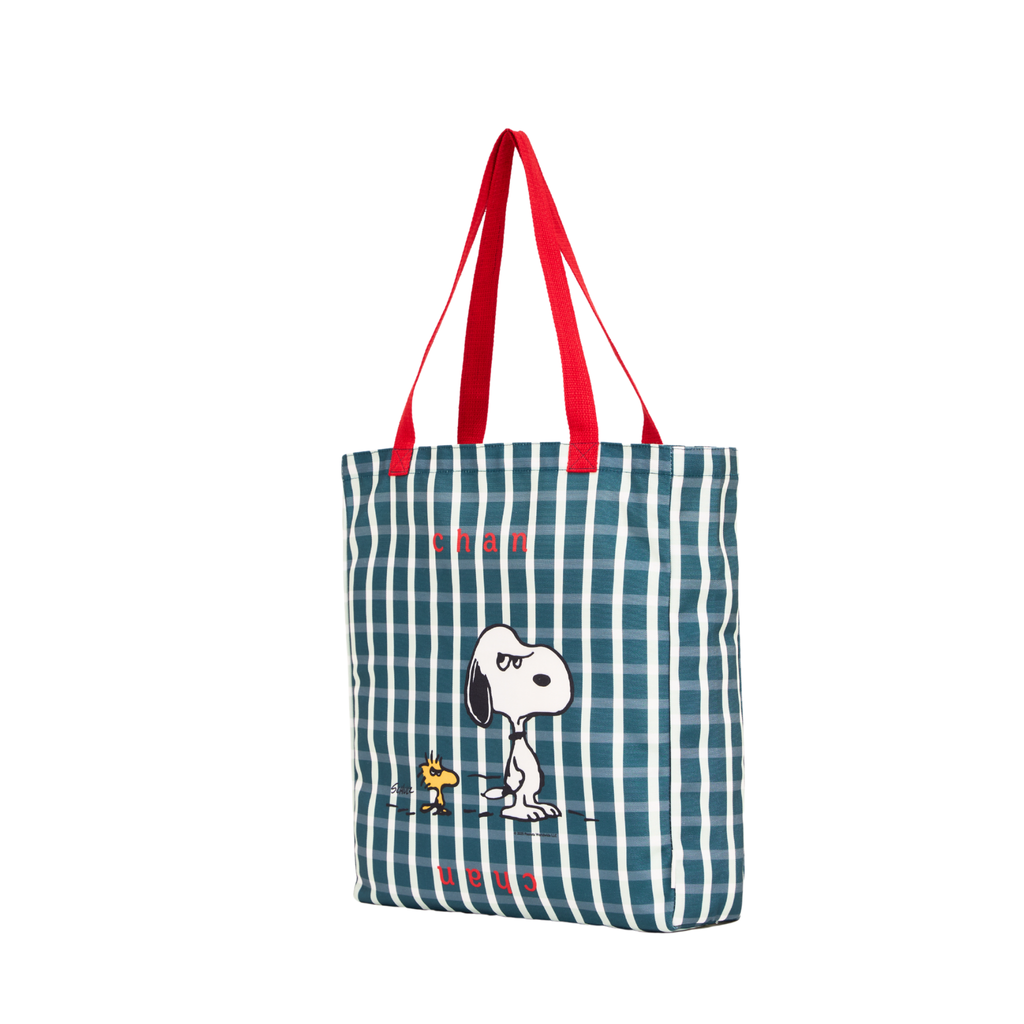 Chan X Peanuts – Signature Checker Tote