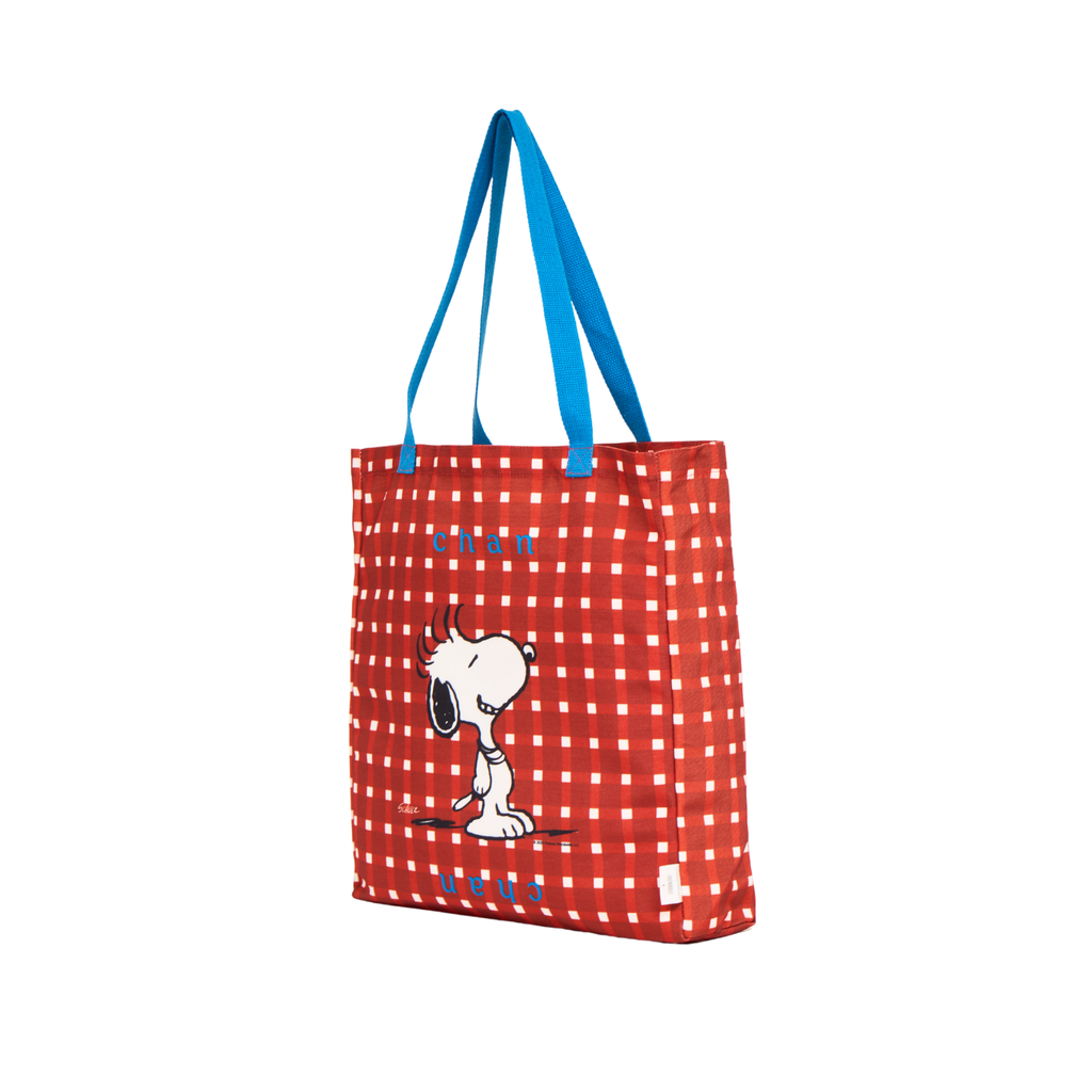 Chan X Peanuts – Signature Checker Tote