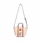 Chan x Peanuts – Weave Shoulder Bag – Brown