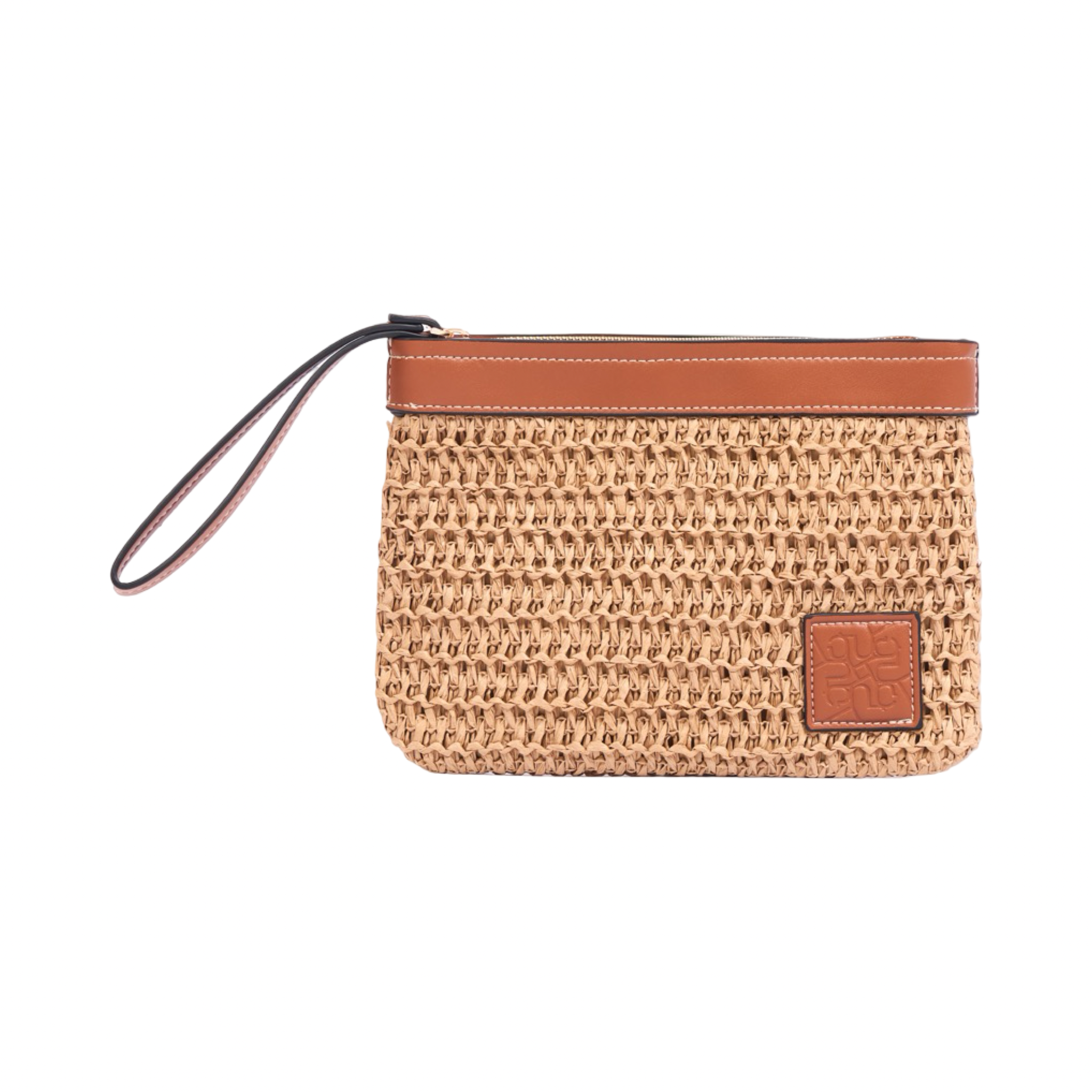 Chan x Peanuts – Straw Pouch – Brown