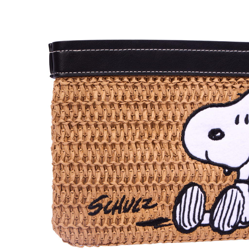 Chan x Peanuts – Straw Pouch – Black