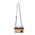 Chan x Peanuts – Vanity Straw Crossbody – Black