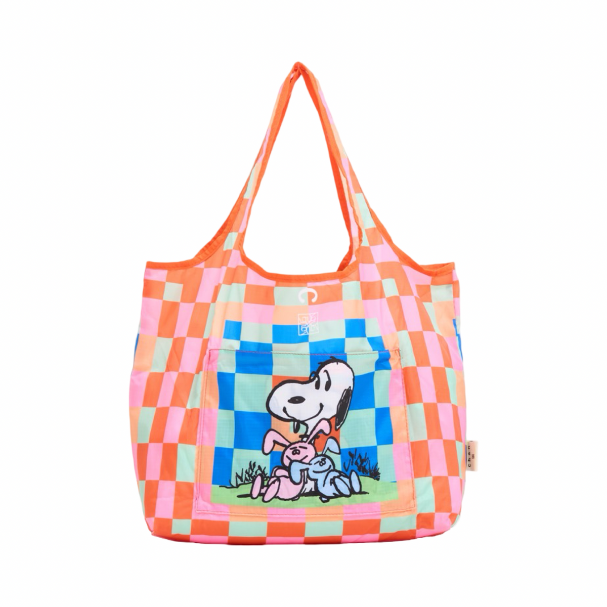 CHAN X Peanuts – Nylon Shopping Bag – Pink