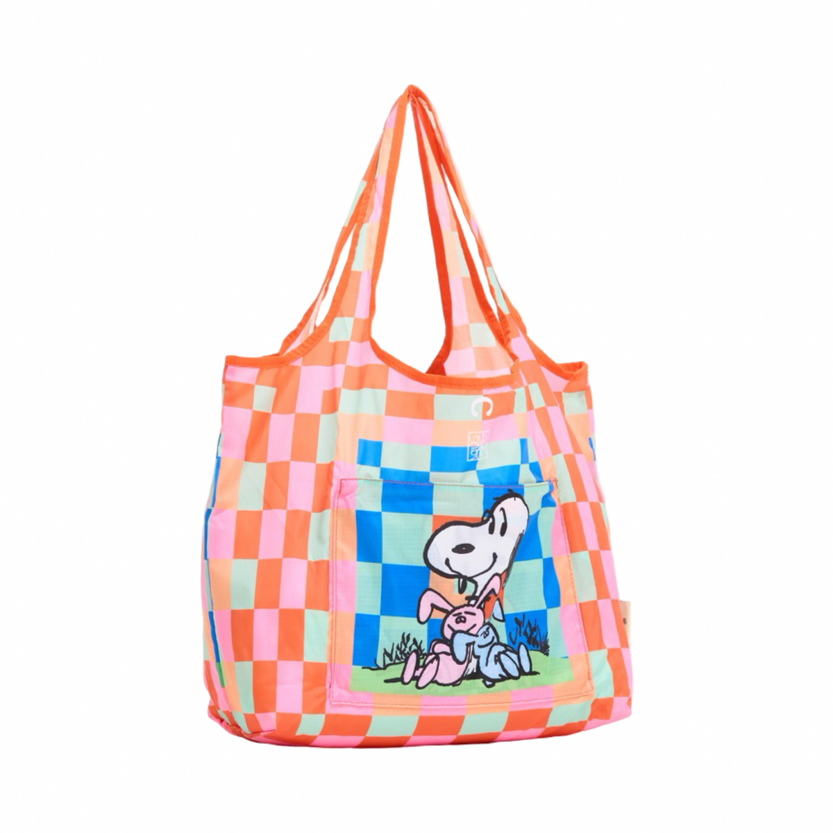 CHAN X Peanuts – Nylon Shopping Bag – Pink