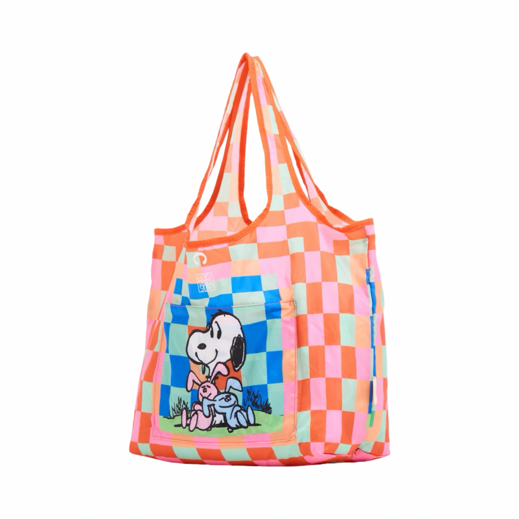 CHAN X Peanuts – Nylon Shopping Bag – Pink
