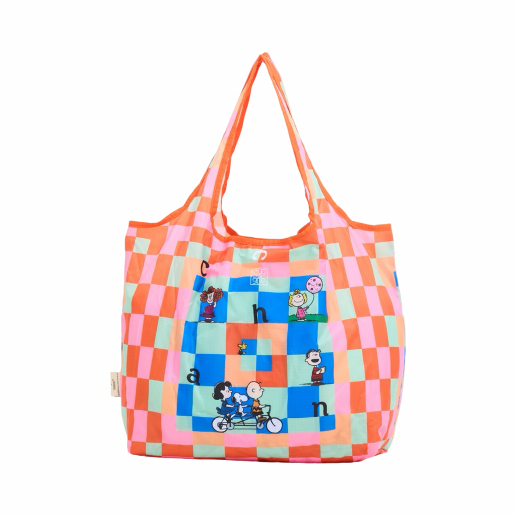CHAN X Peanuts – Nylon Shopping Bag – Pink