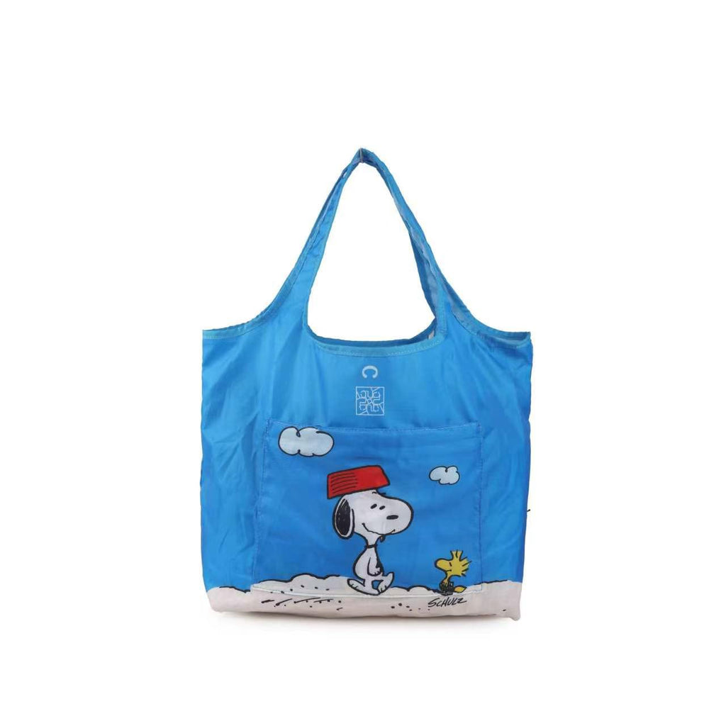 CHAN X Peanuts – Nylon Shopping Bag – Blue