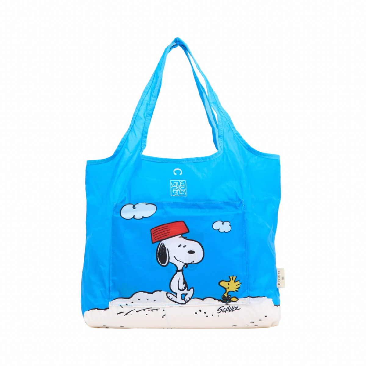 CHAN X Peanuts – Nylon Shopping Bag – Blue