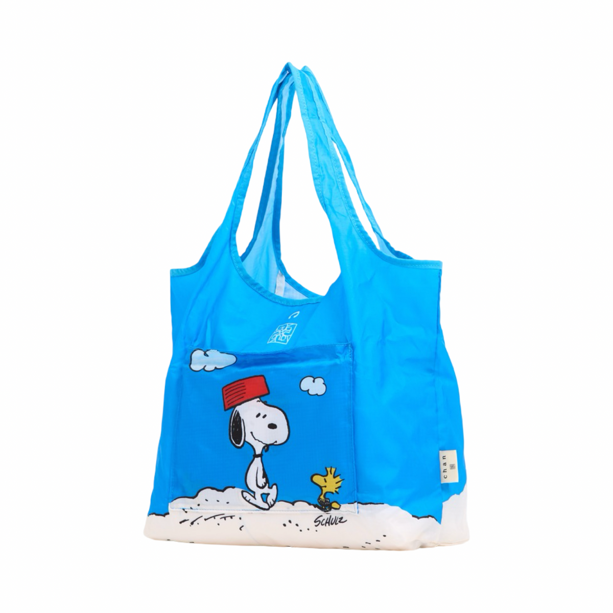 CHAN X Peanuts – Nylon Shopping Bag – Blue