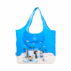CHAN X Peanuts – Nylon Shopping Bag – Blue