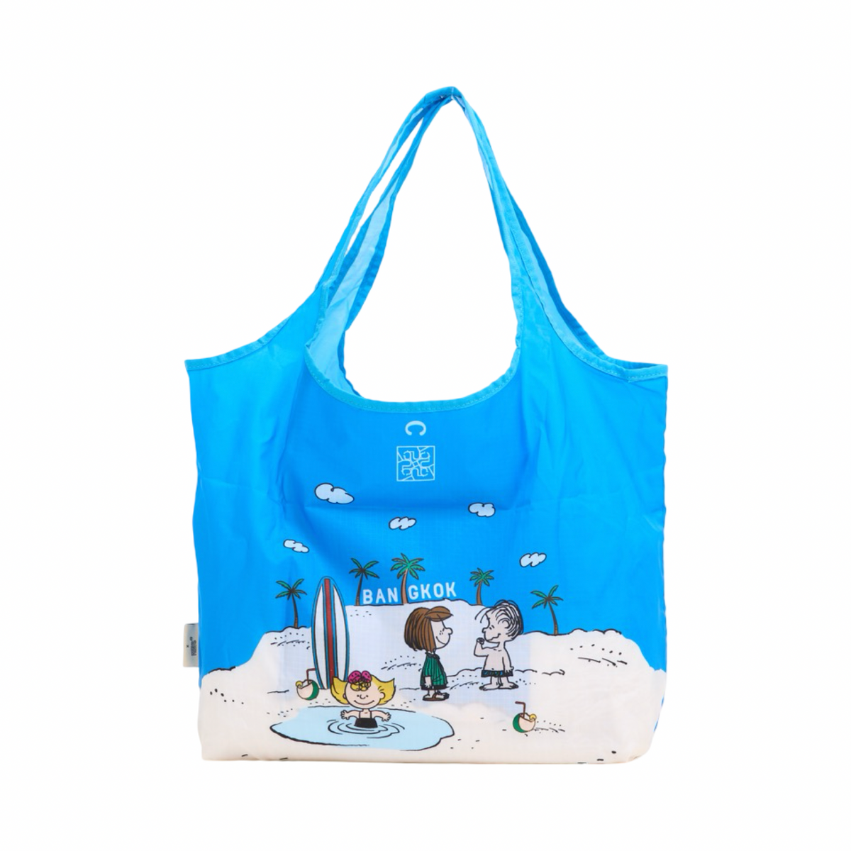 CHAN X Peanuts – Nylon Shopping Bag – Blue