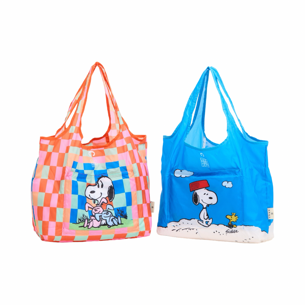 CHAN X Peanuts – Nylon Shopping Bag – Pink
