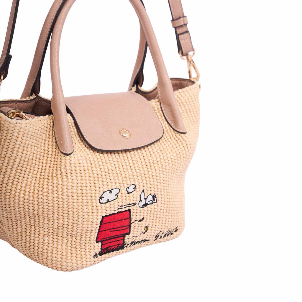 CHAN X Peanuts – Mini Shoulder Bag – Rose Beige
