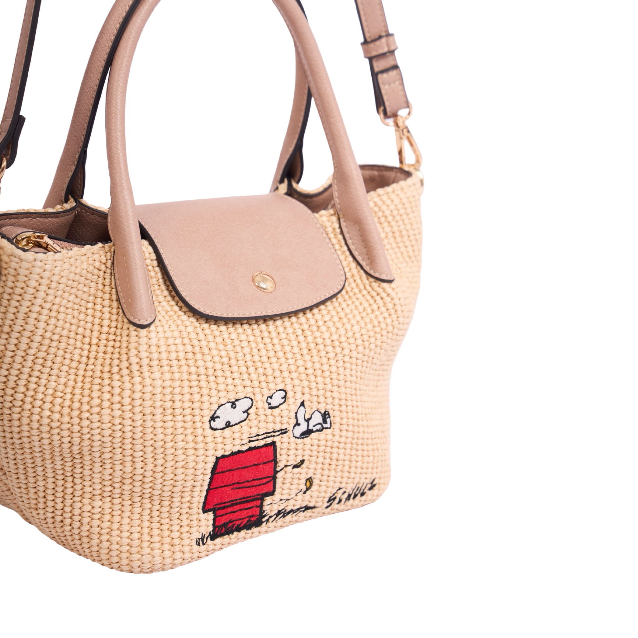 CHAN X Peanuts – Mini Shoulder Bag – Rose Beige