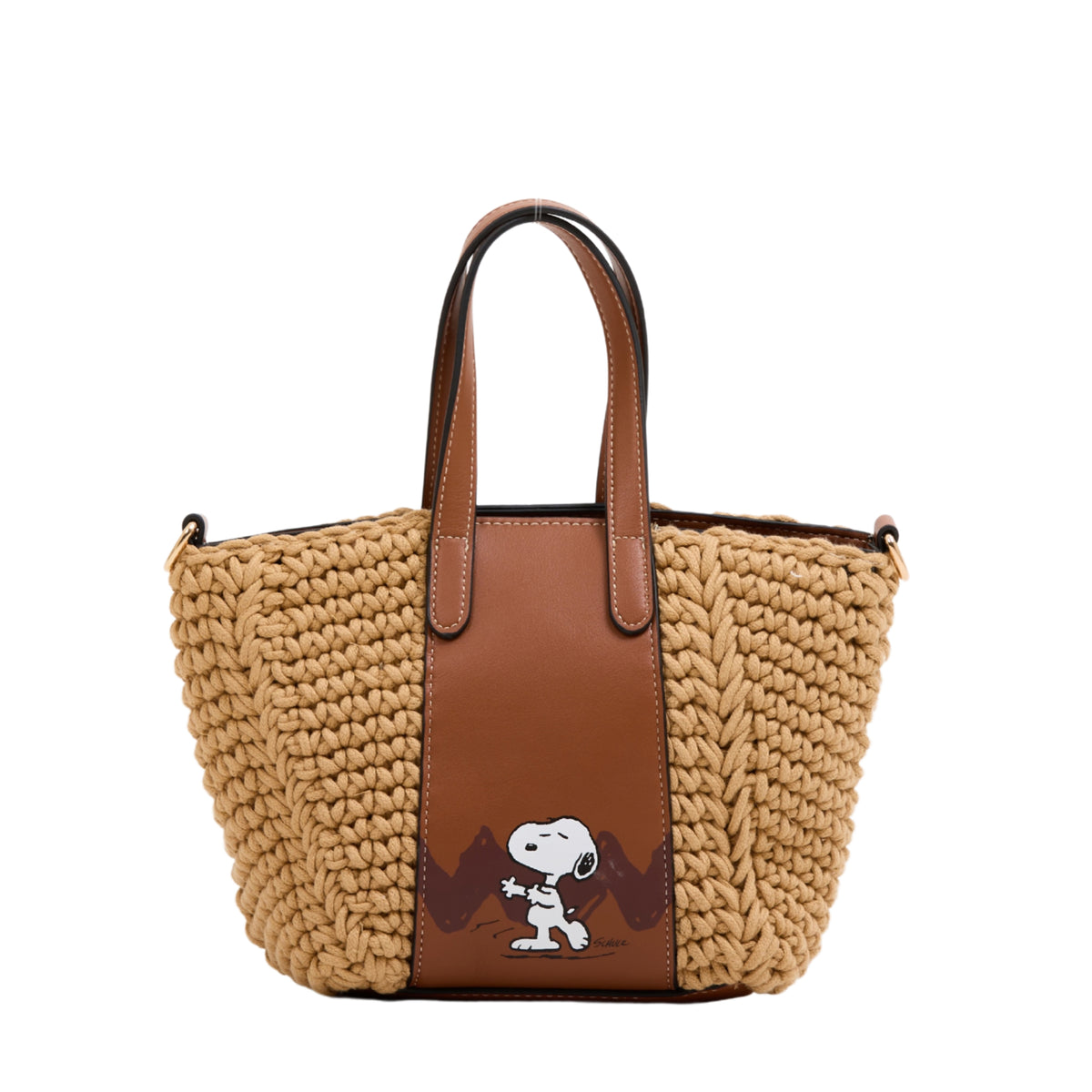 CHAN X Peanuts – Knit Tote Bag – Brown