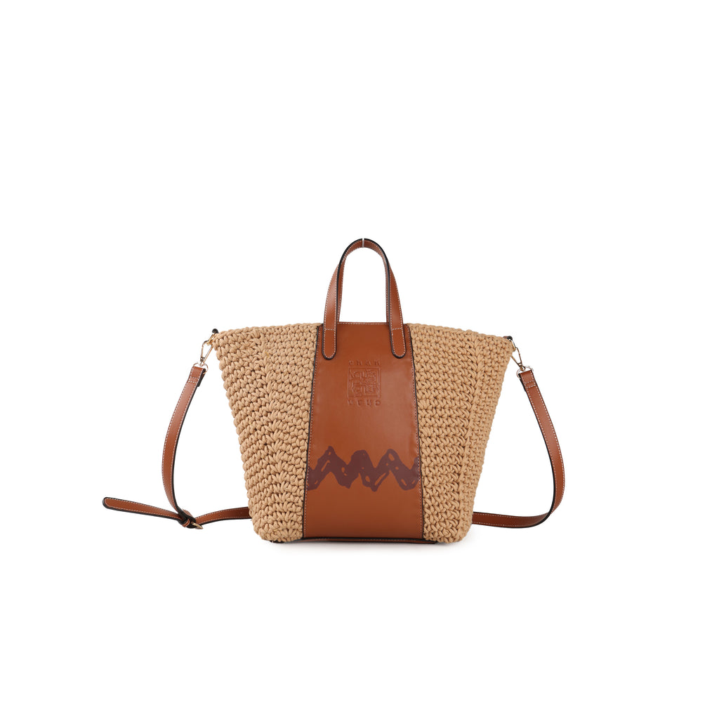 CHAN X Peanuts – Knit Tote Bag – Brown