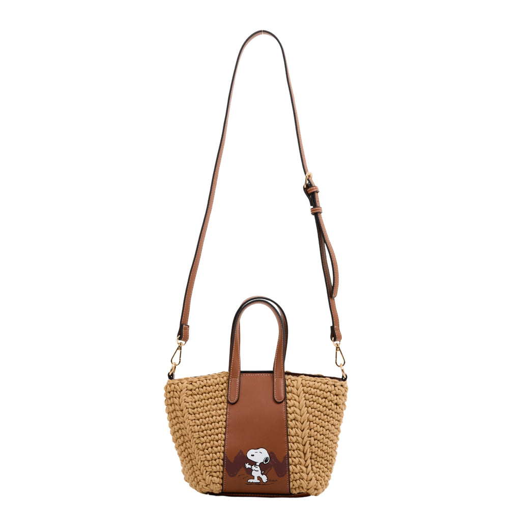 CHAN X Peanuts – Knit Tote Bag – Brown