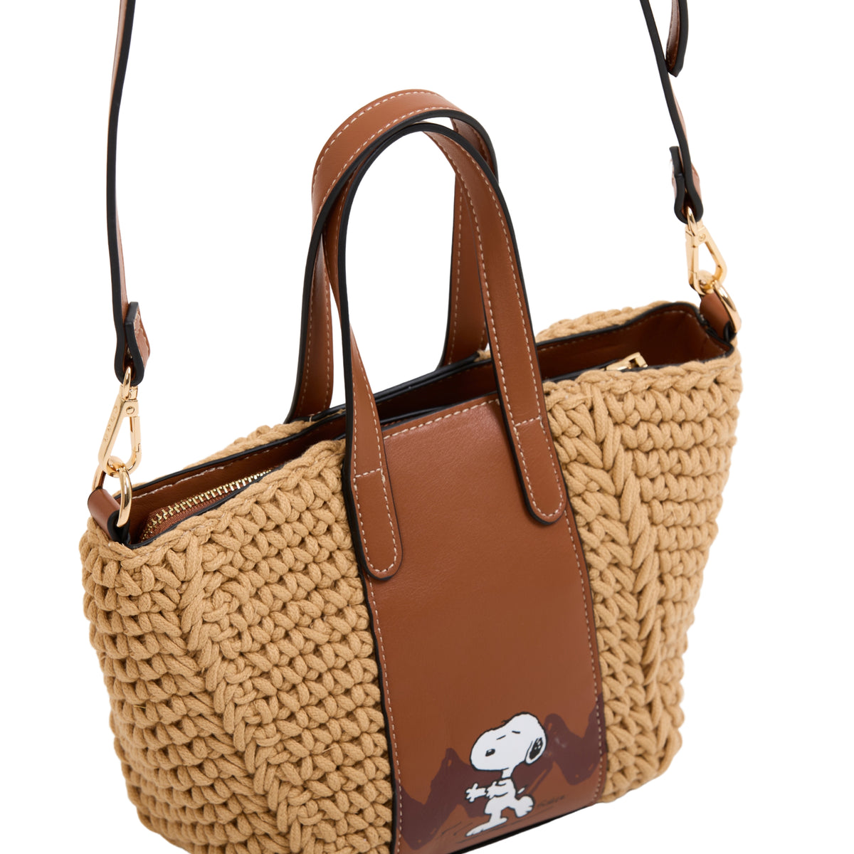 CHAN X Peanuts – Knit Tote Bag – Brown