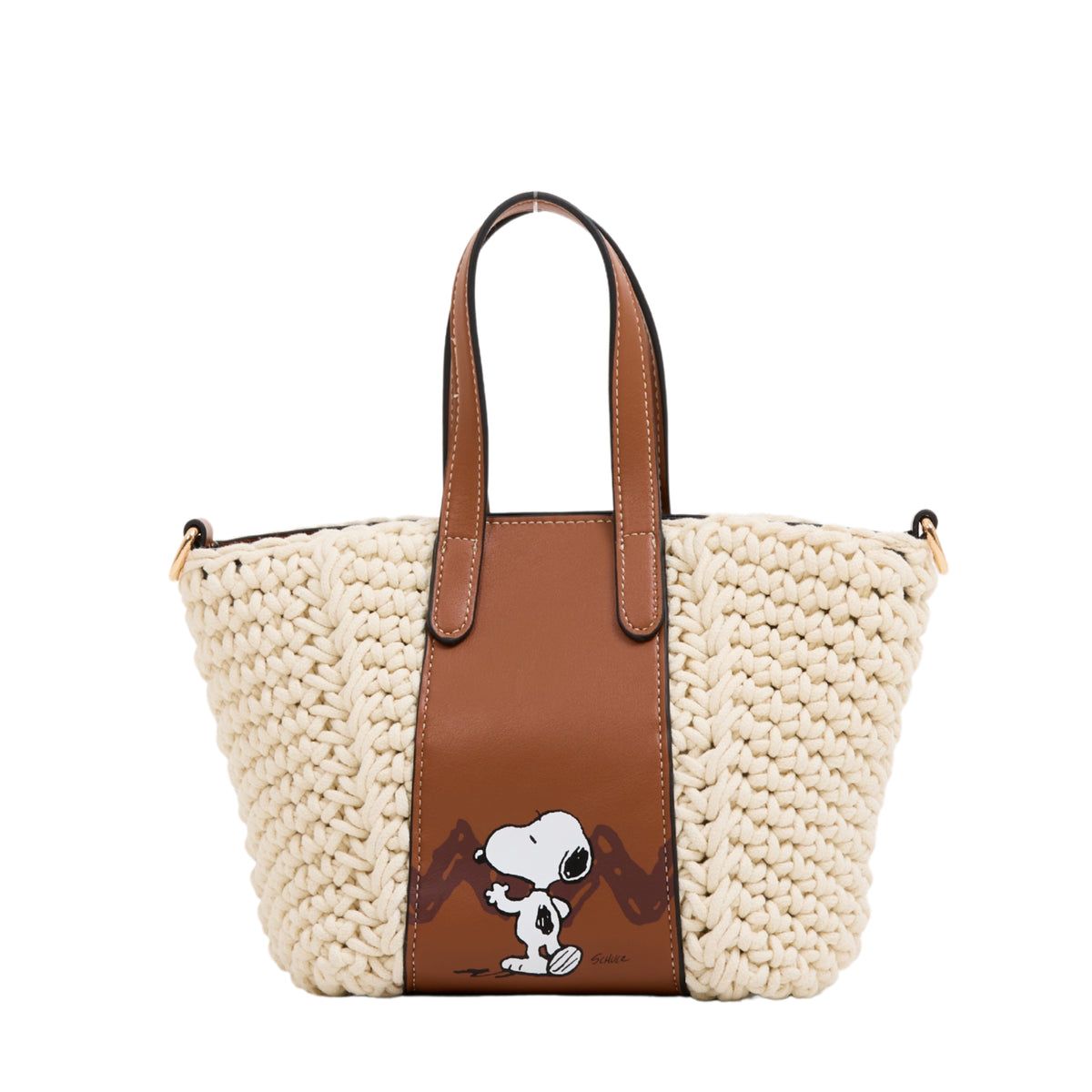 CHAN X Peanuts – Knit Tote Bag – Cream