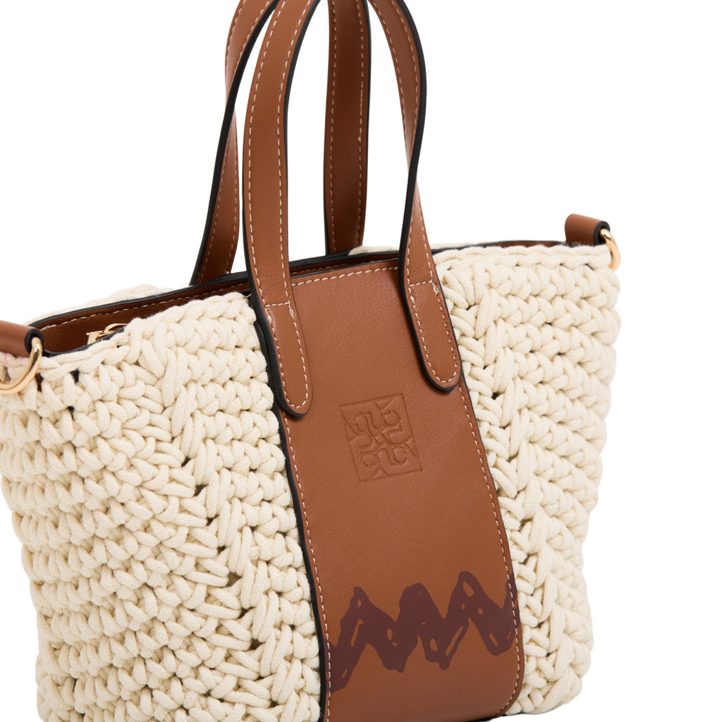 CHAN X Peanuts – Knit Tote Bag – Cream