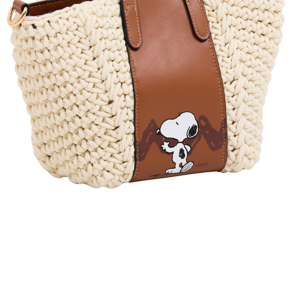 CHAN X Peanuts – Knit Tote Bag – Cream
