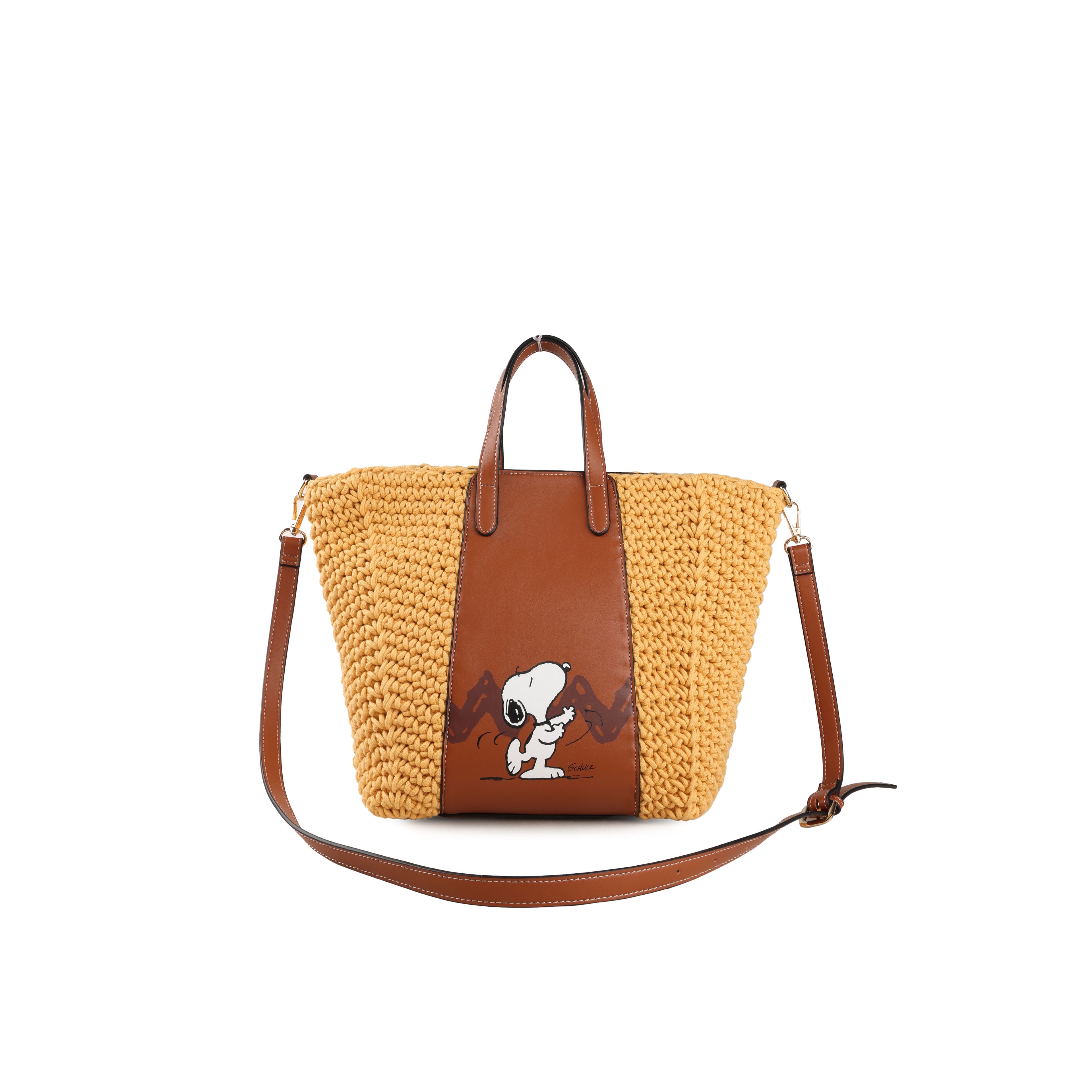 CHAN X Peanuts – Knit Tote Bag – Brown