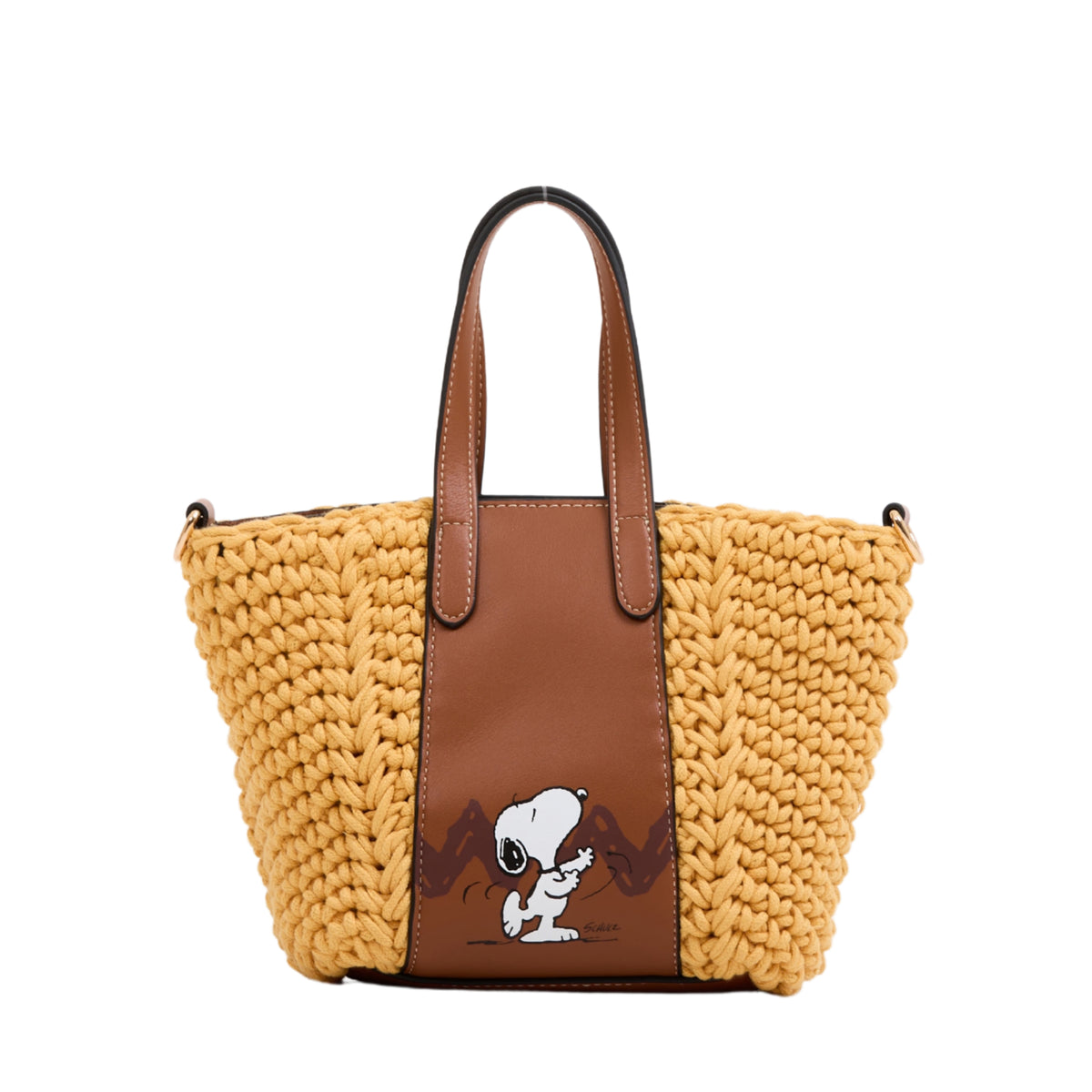 CHAN X Peanuts – Knit Tote Bag – Yellow
