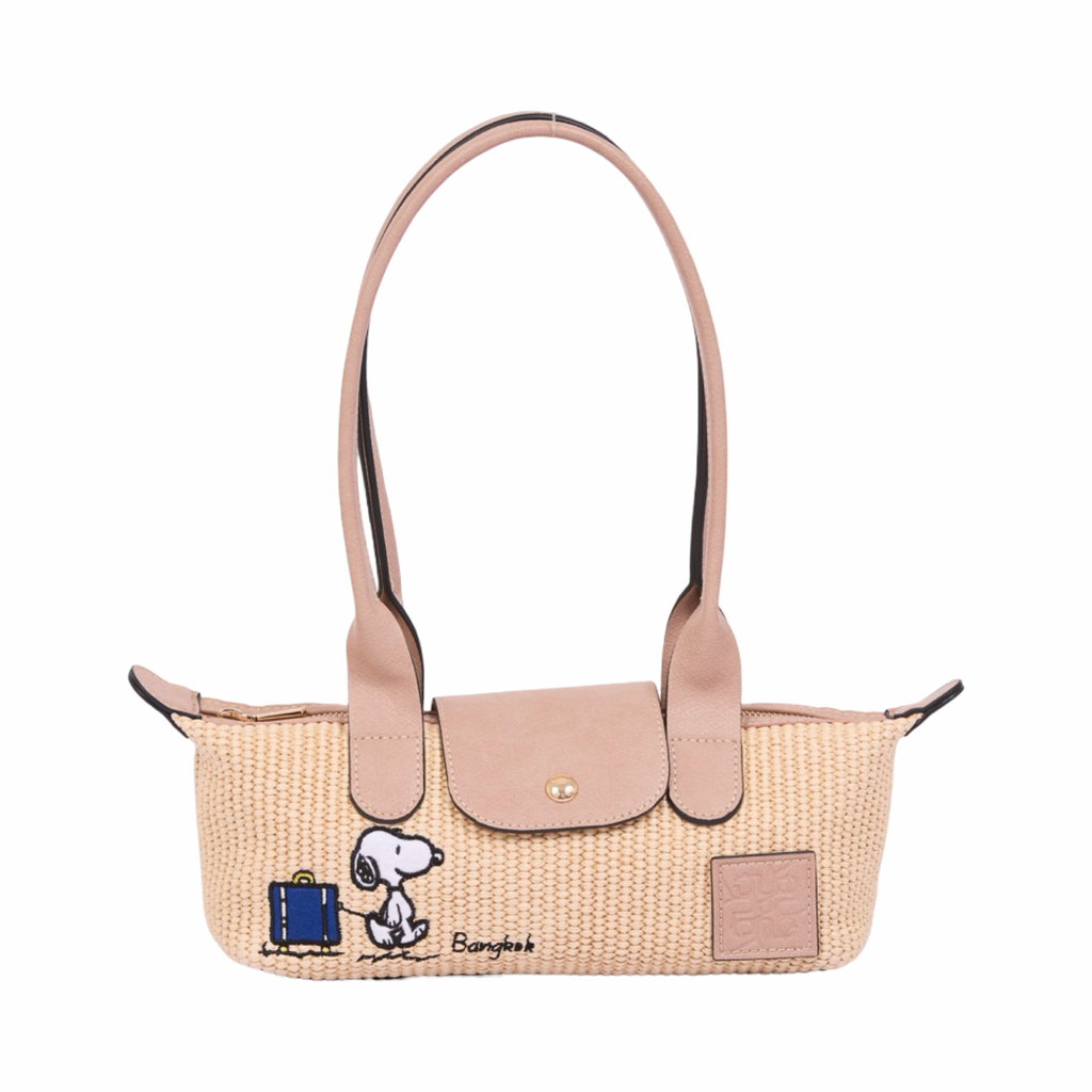 Chan X Peanuts Mini Shoulder Bag – Beige