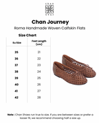 Journey –  Roma Handmade Calfskin Flats – Midnight
