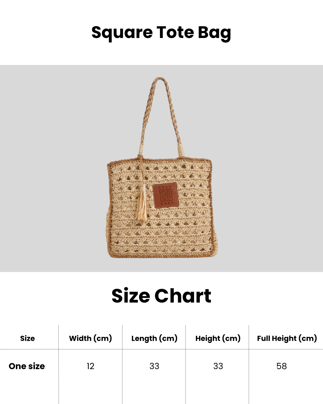 Everyday Earth – Square Tote Bag – Beige