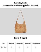 Everyday Earth – Shoulder Bag With Tassel – Brown