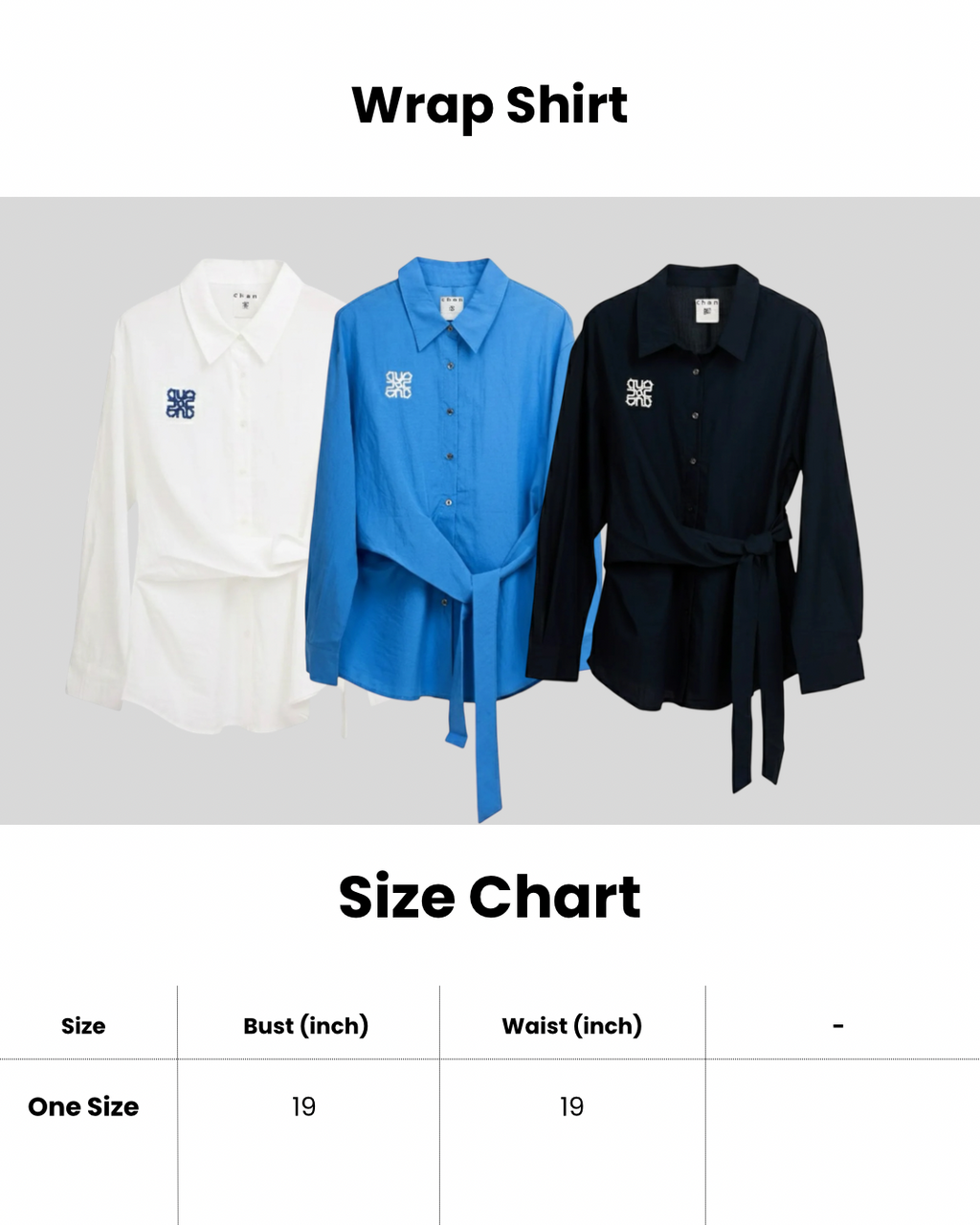 Wrap Shirt – Blue