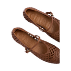 Journey –  Kyoto Handmade Horse Leather Flats – Chocolate