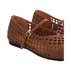 Journey –  Kyoto Handmade Horse Leather Flats – Chocolate