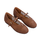 Journey –  Kyoto Handmade Horse Leather Flats – Chocolate